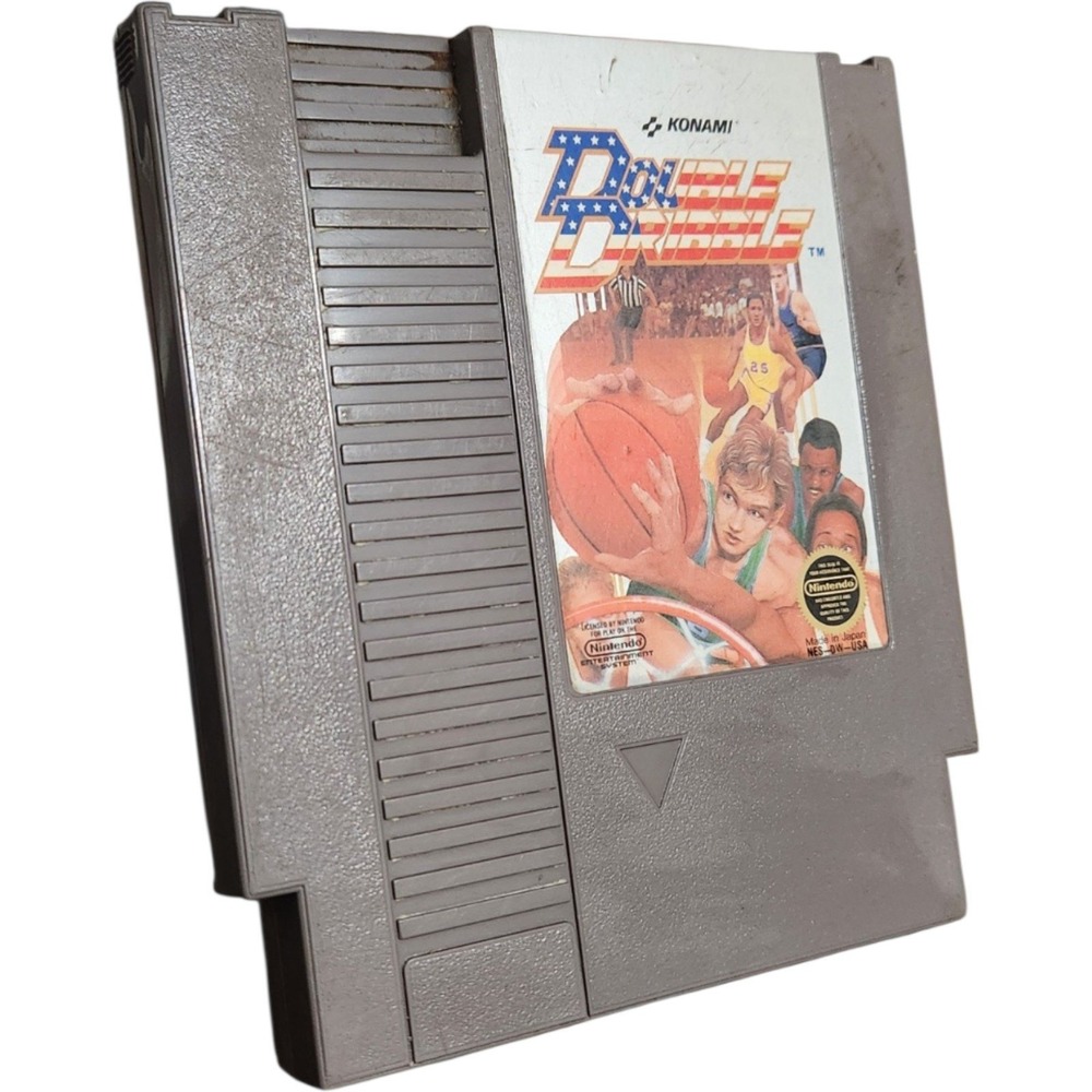 Double Dribble Nintendo NES Konami Basketball Video Game Cartridge NES-DW-USA